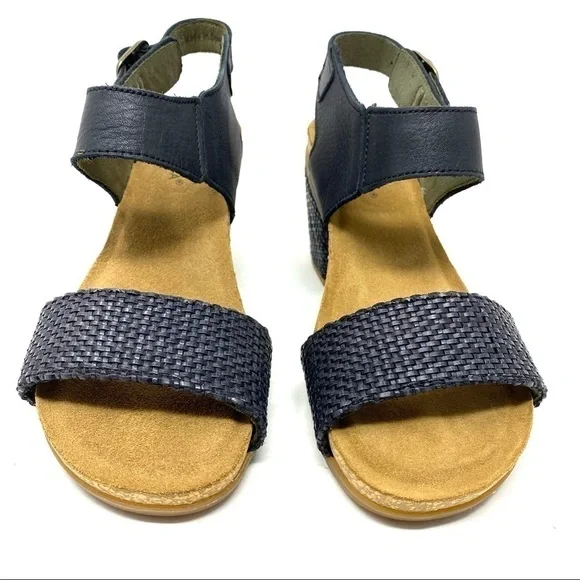 El Naturalista 5033T Mola Rafia heel sandal black - Picture 3 of 9